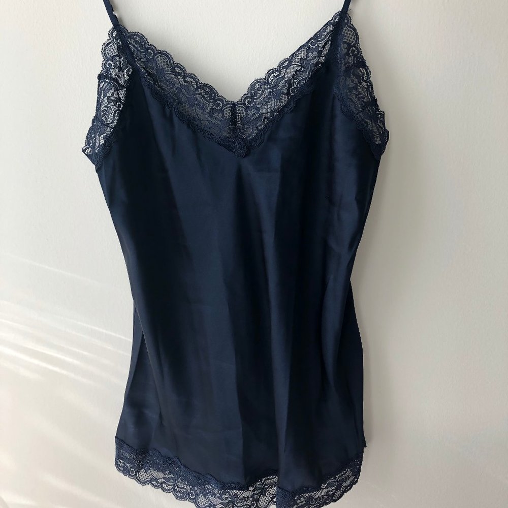 NWT Intimissimi Silk Lace Cami top Size L